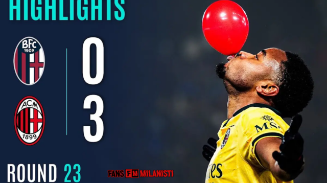 Milan Bologna 3-0
